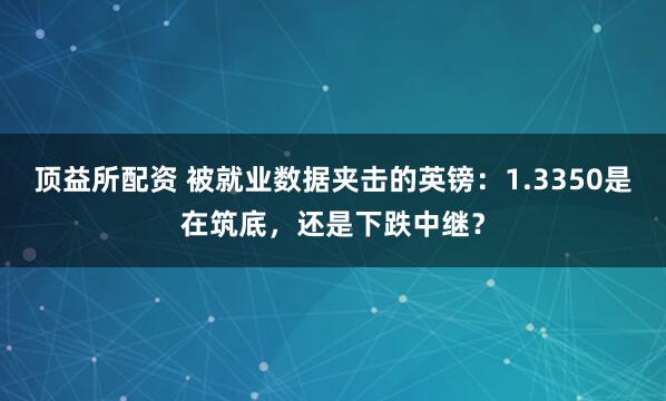 顶益所配资 被就业数据夹击的英镑：1.3350是在筑底，还是下跌中继？