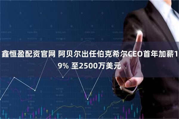 鑫恒盈配资官网 阿贝尔出任伯克希尔CEO首年加薪19% 至2500万美元